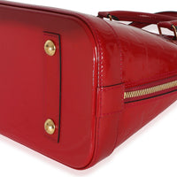 Louis Vuitton Red Monogram Vernis Alma PM Handbag 6