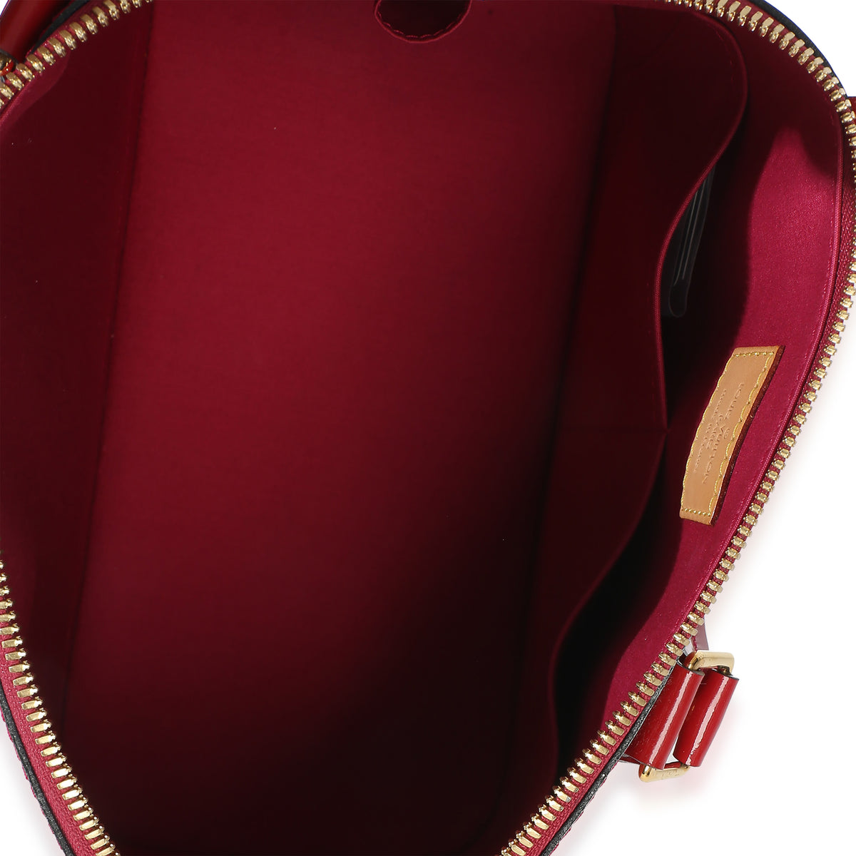 Louis Vuitton Red Monogram Vernis Alma PM Handbag 7