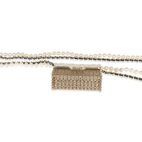 Chanel Gold Plated  2022 Runway Flap Bag Necklace sv
