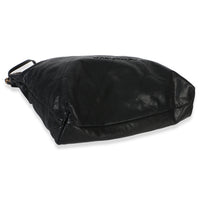 Chanel So Black Quilted Caviar  22 Hobo Handbag Handbag 7