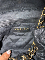 Chanel So Black Quilted Caviar  22 Hobo Handbag Handbag ad3