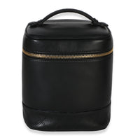 Chanel Black Quilted Lambskin Timeless Classic Vanity Case Handbag id