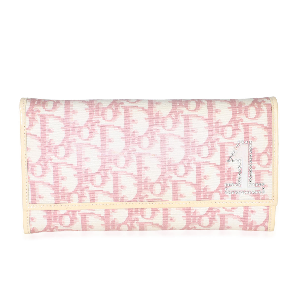 Christian Dior Vintage Pink Diorissimo 1 Girly Flap Long Wallet Wallet id