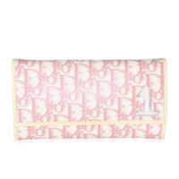 Christian Dior Vintage Pink Diorissimo 1 Girly Flap Long Wallet Wallet id