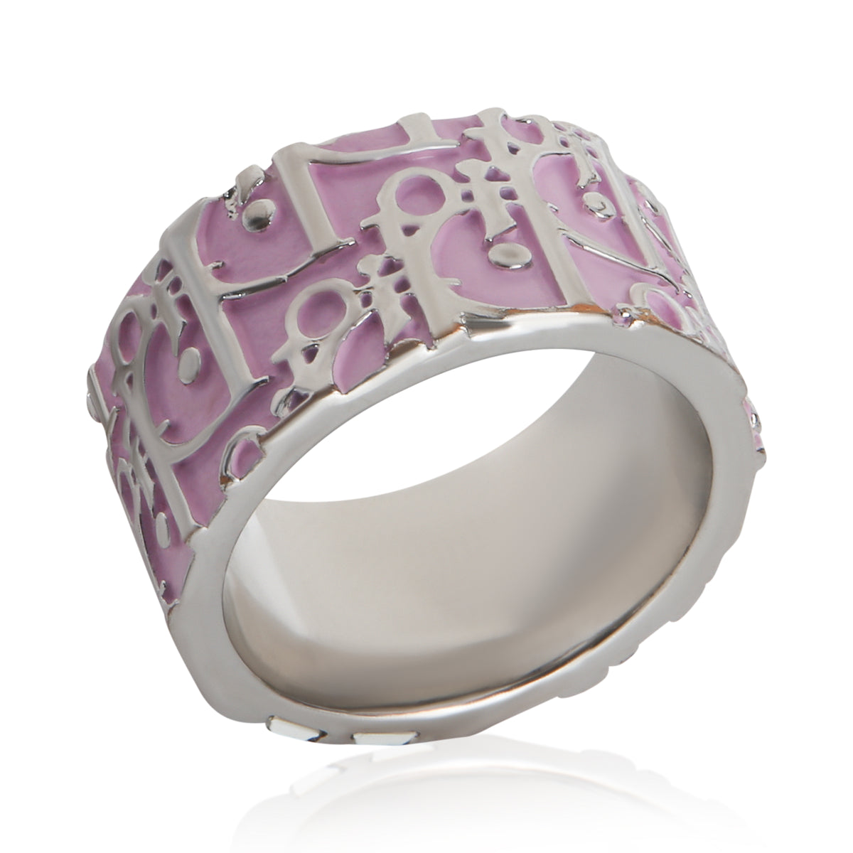 Christian Dior Enamel Oblique Trotter Ring bv