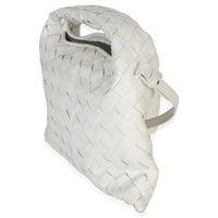Bottega Veneta Off White Nappa Intrecciato Mini Hop Hobo Handbag 2