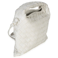 Bottega Veneta Off White Nappa Intrecciato Mini Hop Hobo Handbag 3