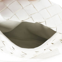 Bottega Veneta Off White Nappa Intrecciato Mini Hop Hobo Handbag 9