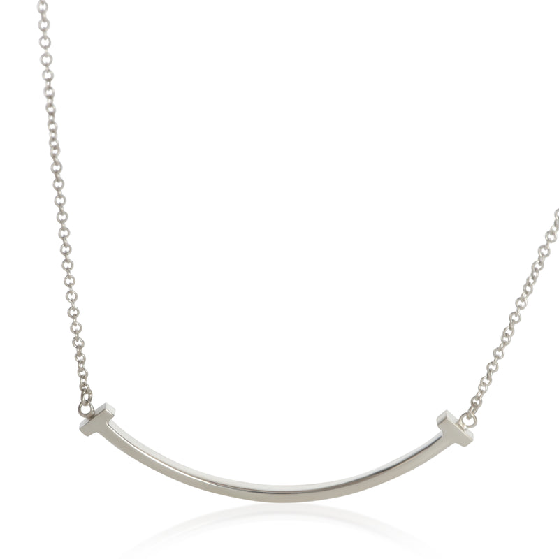 Tiffany & Co. Sterling Silver  Tiffany T Smile Necklace fv