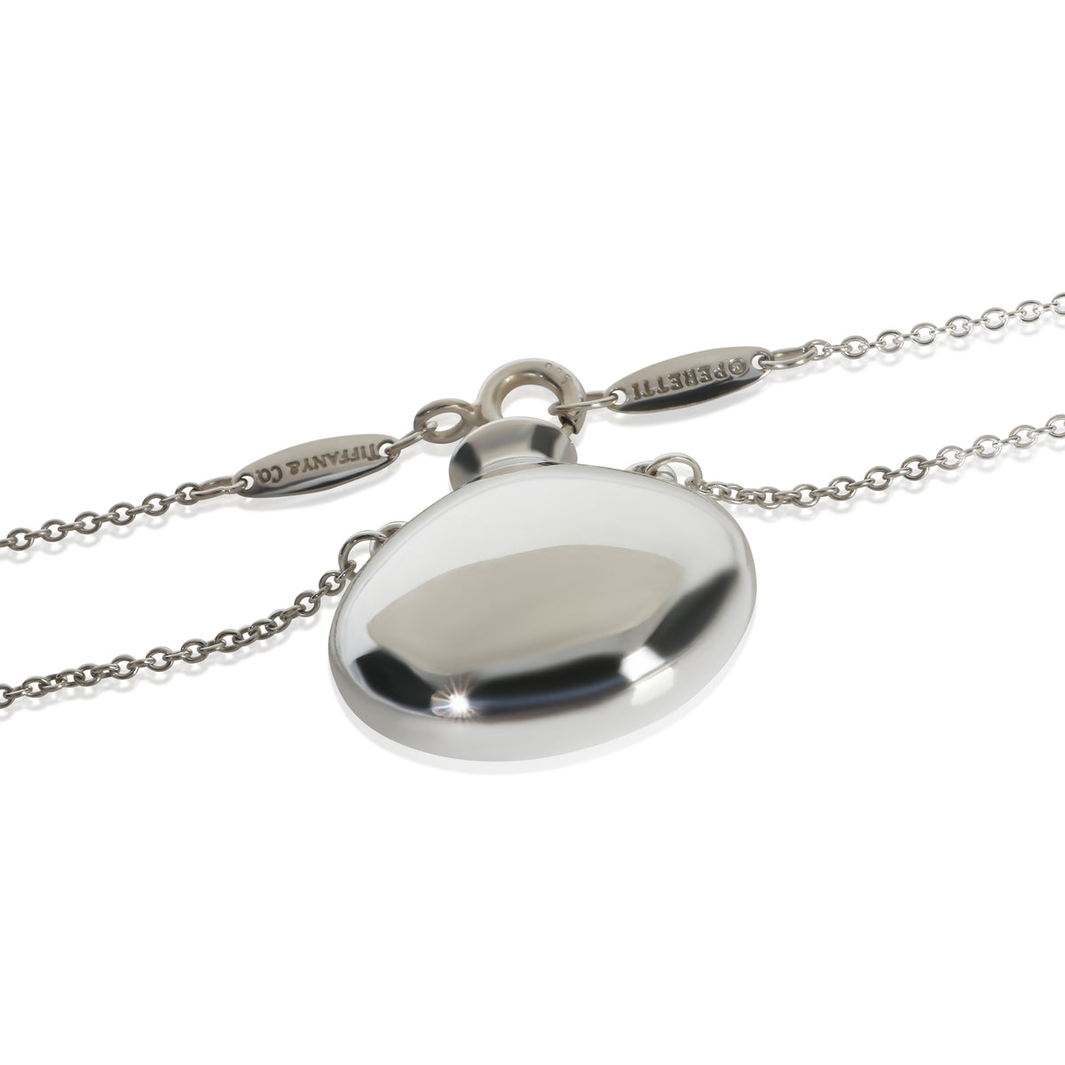 Tiffany & Co. Sterling Silver  Elsa Peretti Small Bottle Pendant sv