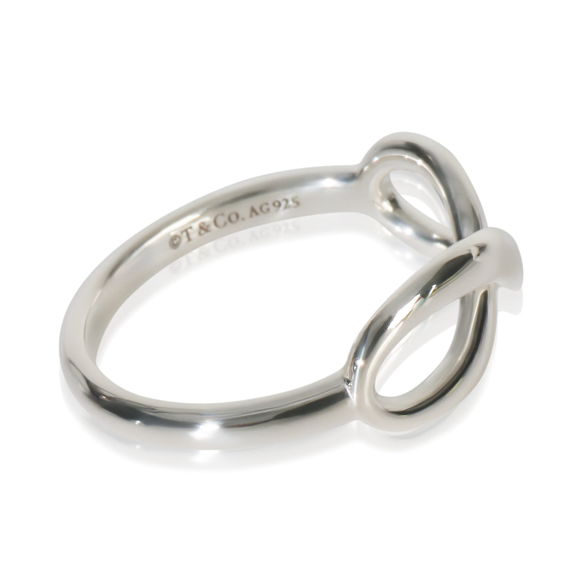Tiffany & Co. Sterling Silver  Infinity Ring