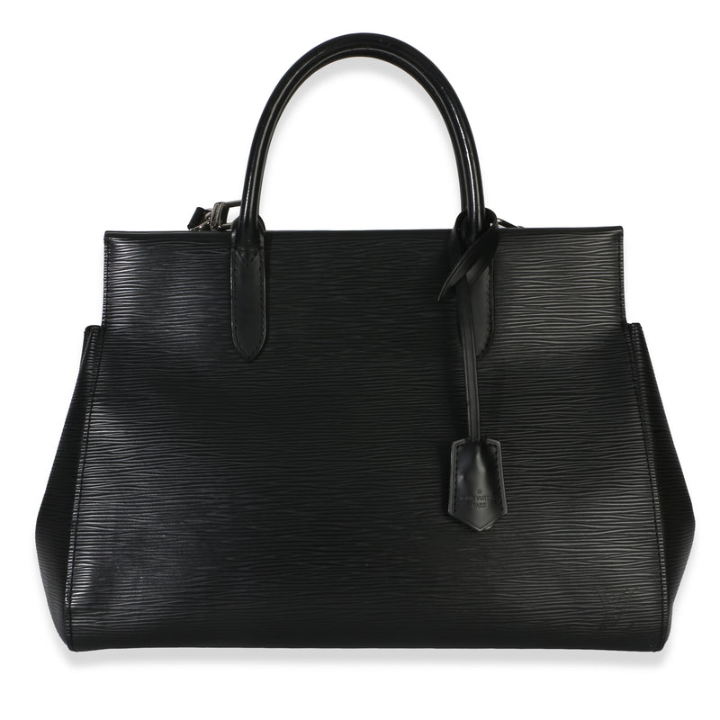 Louis Vuitton Black Epi Marly MM Handbag id