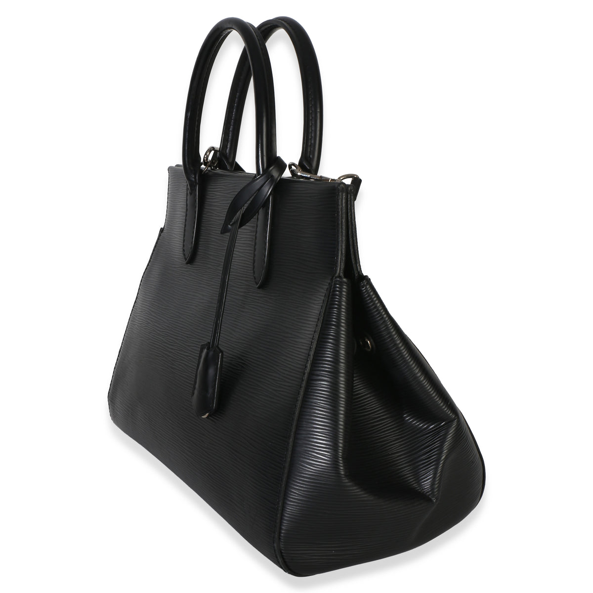 Louis Vuitton Black Epi Marly MM Handbag 2