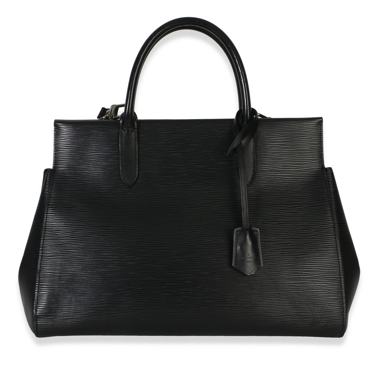 Louis Vuitton Black Epi Marly MM Handbag fv