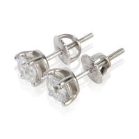 Tiffany & Co. Platinum Diamond Earrings pv