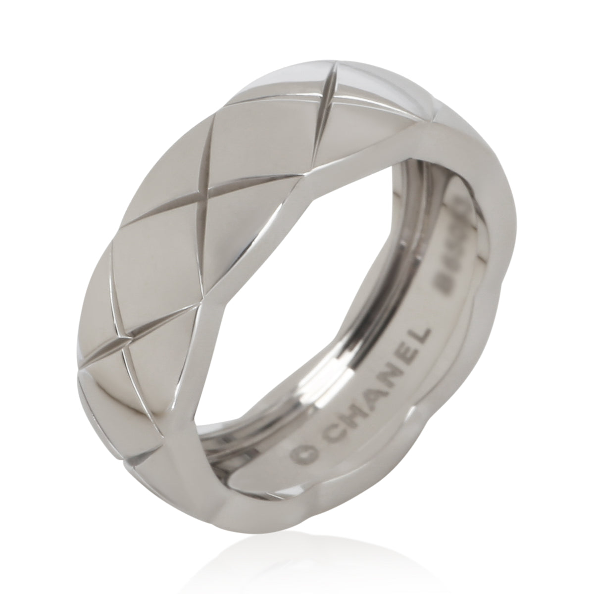Chanel White Gold  Small Model Coco Crush Ring bv