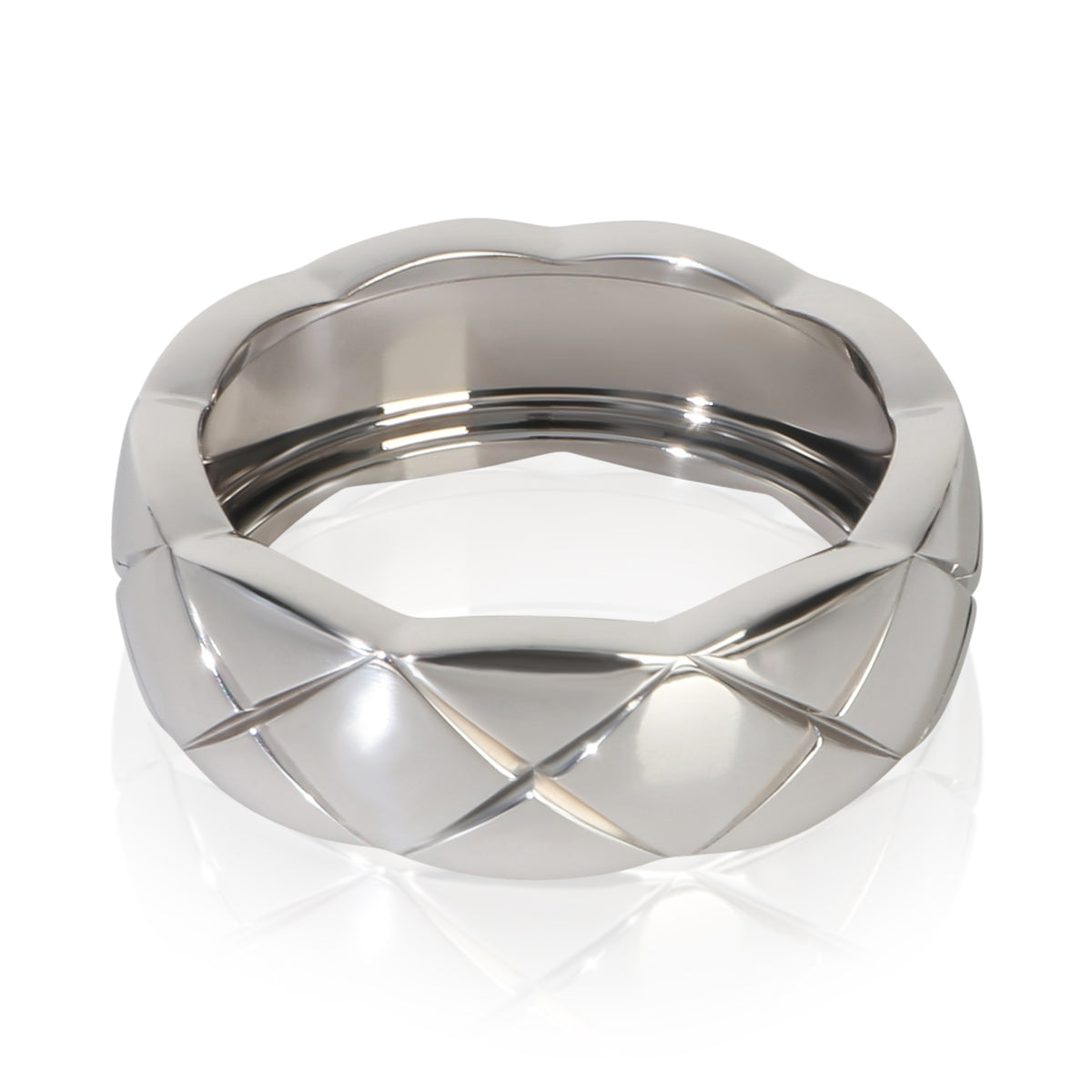 Chanel White Gold  Small Model Coco Crush Ring pv