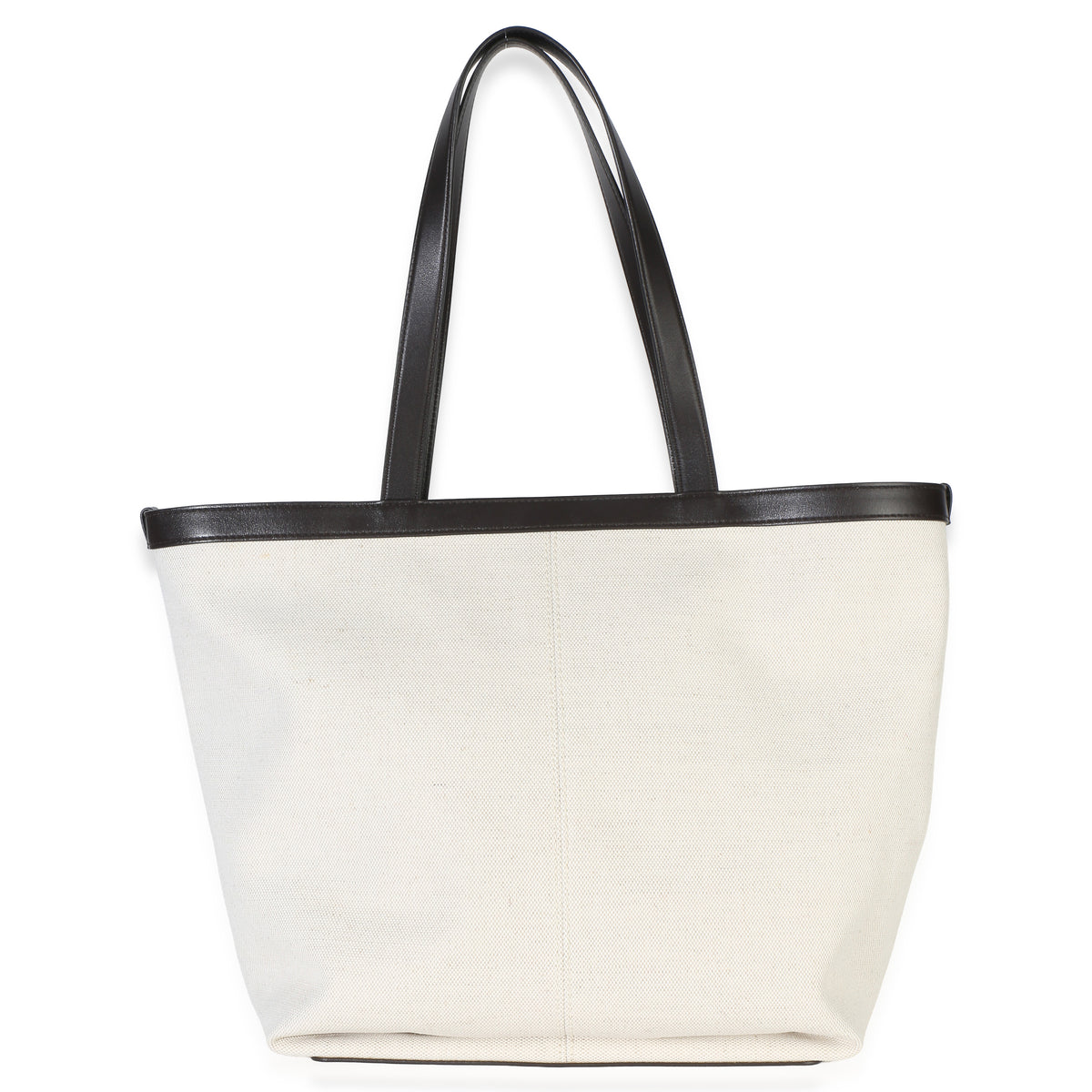 Bottega Veneta Beige Brown Canvas Mix Nappa Intrecciato Medium Flip Flap Tote Handbag 4