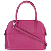 Hermès Rose Pourpre Swift 1923 Bolide 27 PHW Handbag 4