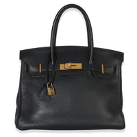 Hermès Black Togo Birkin 30 GHW Handbag id