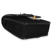 Chanel Black Tweed Patent School Memory Mini Top Handle Flap Bag Handbag 7