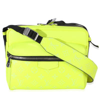 Louis Vuitton Neon Yellow Monogram Taigarama Canvas Outdoor Messenger Handbag id