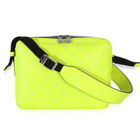 Louis Vuitton Neon Yellow Monogram Taigarama Canvas Outdoor Messenger Handbag 4