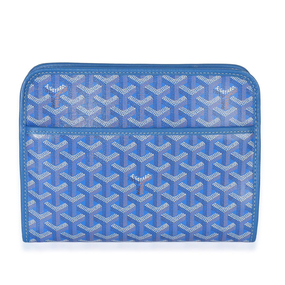 Goyard Blue ine Canvas Jouvence Toiletry MM Handbag id