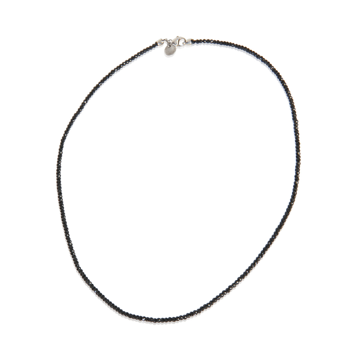 Tiffany & Co. Sterling Silver Spinel Ziegfeld Faceted Bead Necklace sv