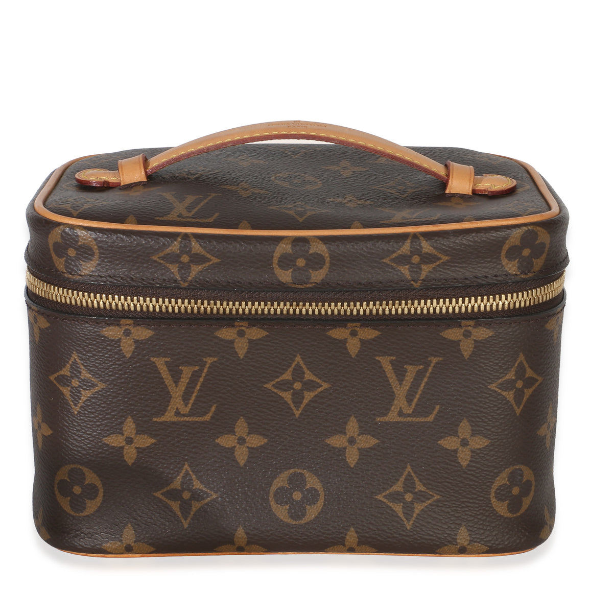 Louis Vuitton Monogram Canvas Nice Mini Vanity Handbag fv