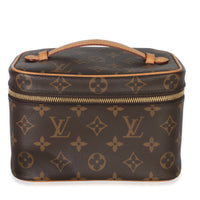 Louis Vuitton Monogram Canvas Nice Mini Vanity Handbag fv