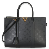 Louis Vuitton Black Monogram Cuir Plume Very Tote GM Handbag id