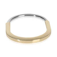 Tiffany & Co. White Gold & Yellow Gold  Lock Bangle Bracelet fv