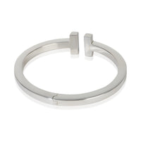 Tiffany & Co. Sterling Silver  Tiffany T Square Hinged Bracelet pv