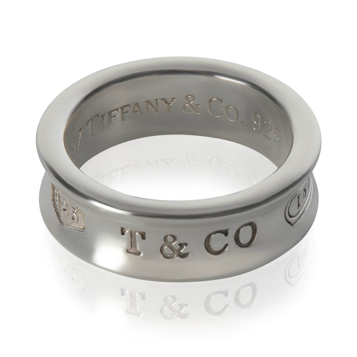 Tiffany & Co. Sterling Silver  1837 Band