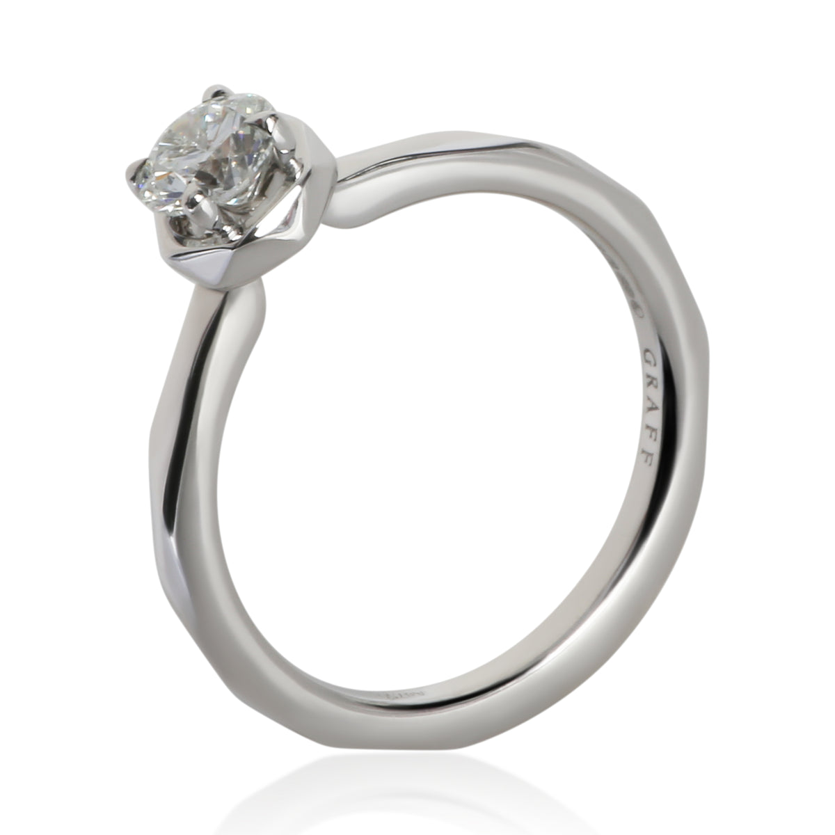 Graff 0.5 ct Round Brilliant Diamond Laurence  Signature Engagement Ring av
