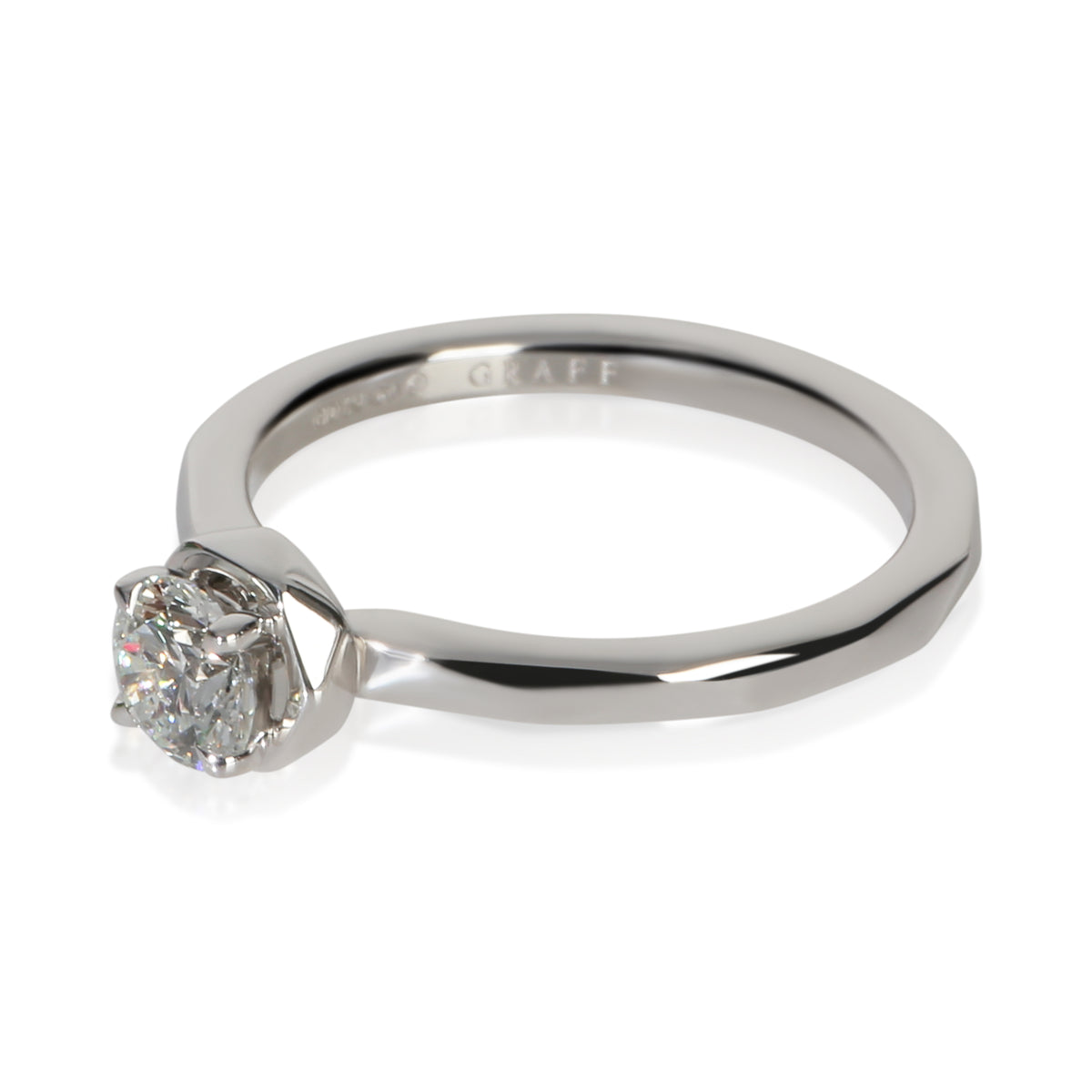 Graff 0.5 ct Round Brilliant Diamond Laurence  Signature Engagement Ring sv