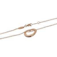 Tiffany & Co. Rose Gold  Elsa Peretti Open Heart Pendant sv