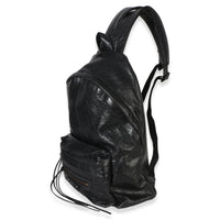 Balenciaga Black Arena Lambskin Le City Backpack Handbag 2
