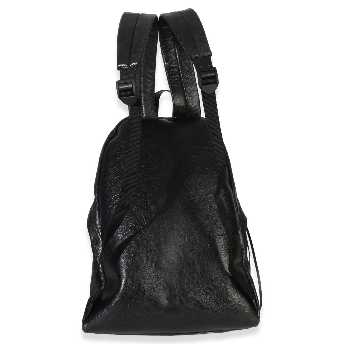 Balenciaga Black Arena Lambskin Le City Backpack Handbag 5