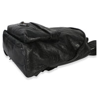 Balenciaga Black Arena Lambskin Le City Backpack Handbag 7