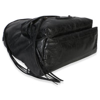 Balenciaga Black Arena Lambskin Le City Backpack Handbag 8
