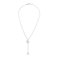 Tiffany & Co. Sterling Silver Pearl Elsa Peretti Open Heart Pendant bv