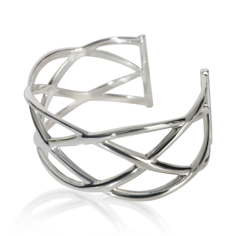 Tiffany & Co. Sterling Silver  Celtic Knot Cuff Bracelet fv