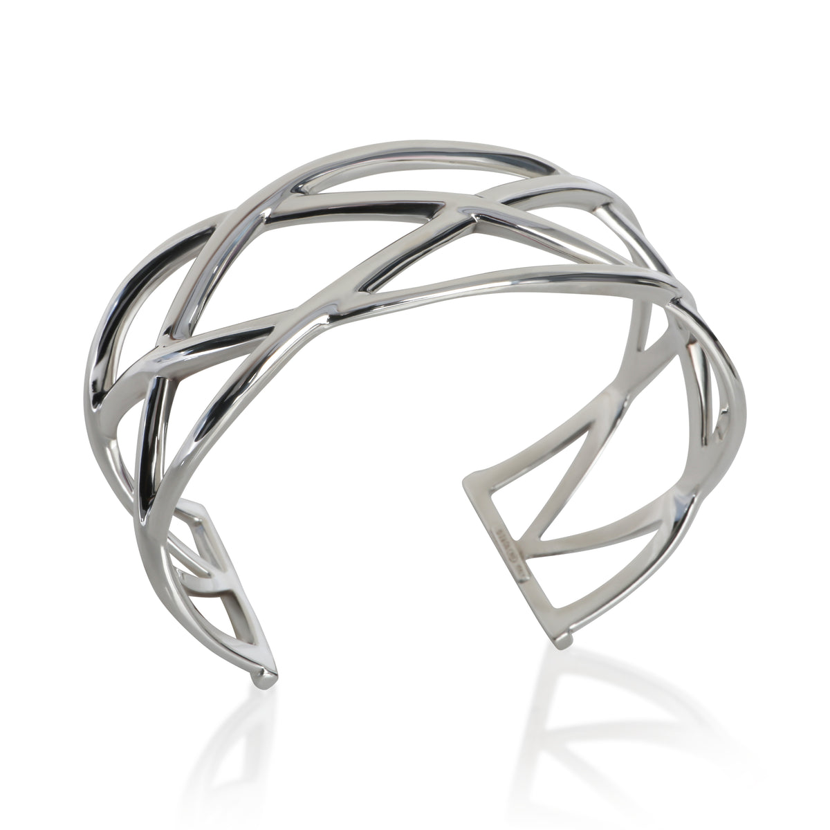 Tiffany & Co. Sterling Silver  Celtic Knot Cuff Bracelet pv