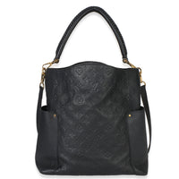 Louis Vuitton Black Monogram Empreinte Mélie Hobo Handbag id