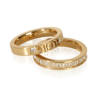 Christian Dior Gold Plated Crystal Dio(r)evolution Ring Set id