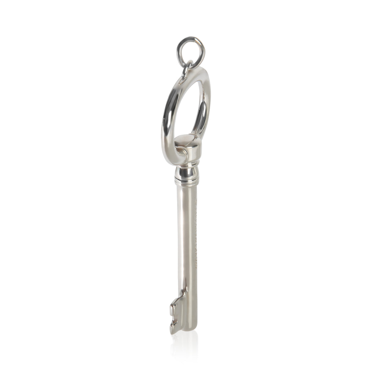 Tiffany & Co. Sterling Silver  Large Oval Key Pendant
