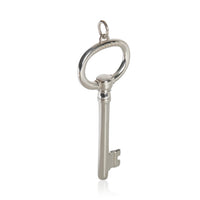 Tiffany & Co. Sterling Silver  Large Oval Key Pendant