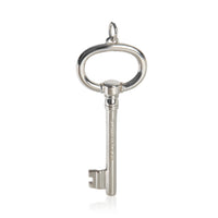 Tiffany & Co. Sterling Silver  Large Oval Key Pendant